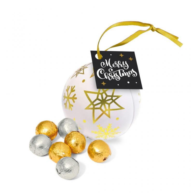 Image of Bauble Tin - Foiled Chocolate Balls