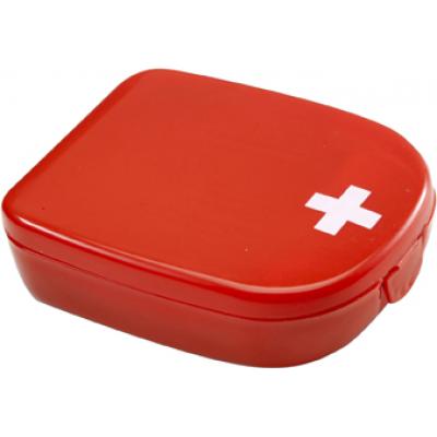 Image of First aid kit in plastic case