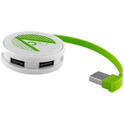 Image of Round 4-port USB hub