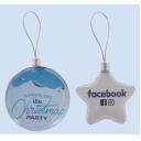 Image of Perspex Flat Round & Stars Ornaments 