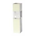 Image of 24cm Clear & White Optical Crystal Square Column Award