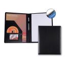 Image of Belluno PU A4 Conference Folder with Pad Clip