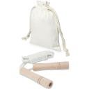 Image of Denise wooden skipping rope in cotton pouch