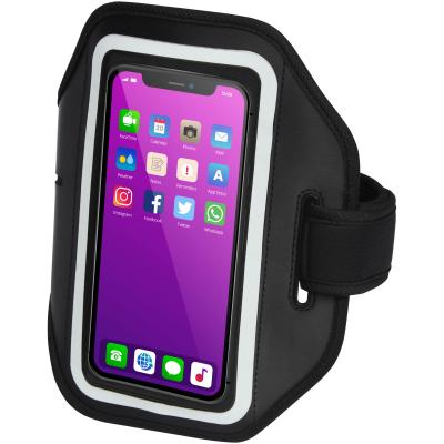 Image of Haile reflective smartphone bracelet with transparent cover