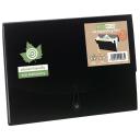 Image of Eco-Eco A4 50% Recycled 7 Pocket Black Expanding File